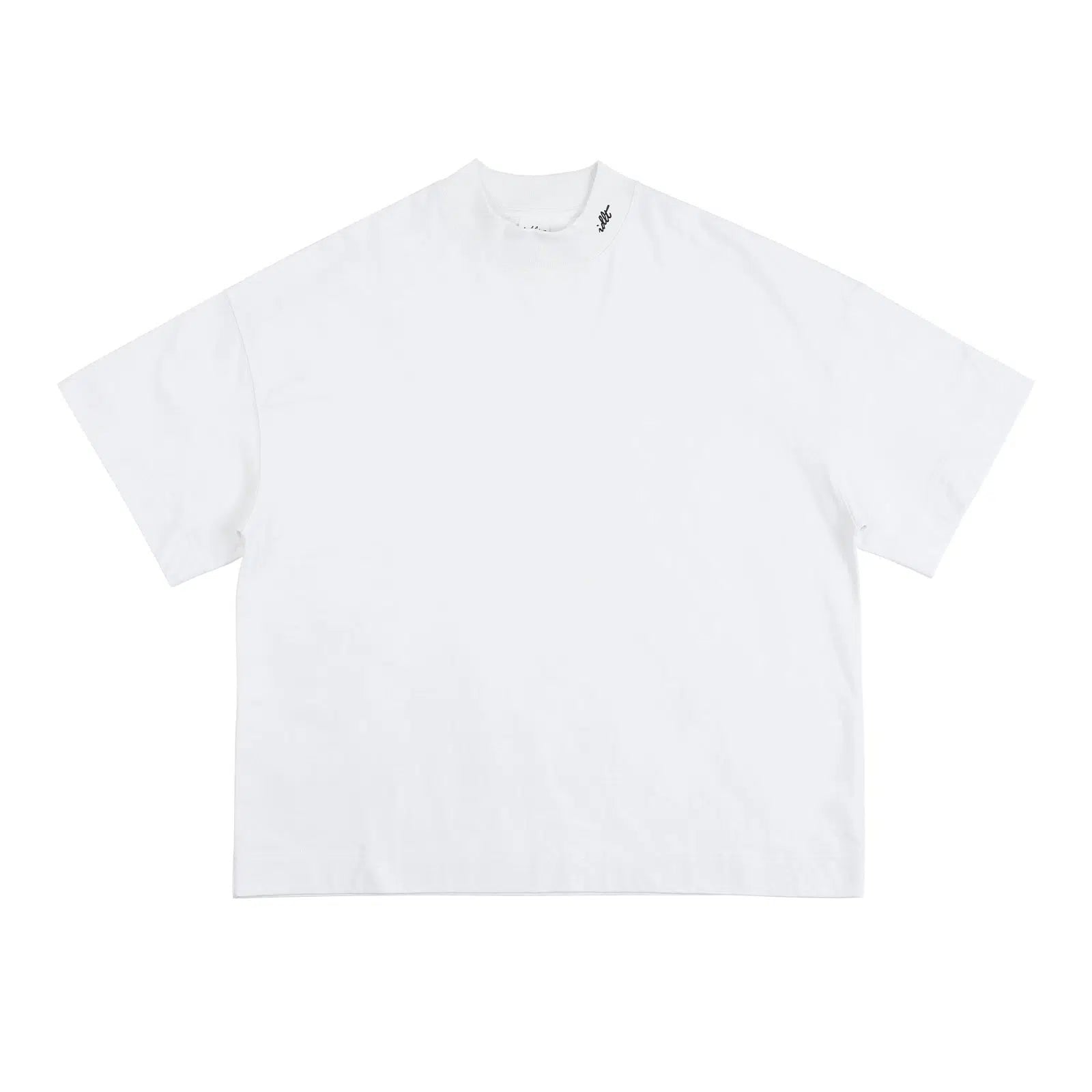 Washed Embroidered Round Neck T-shirt