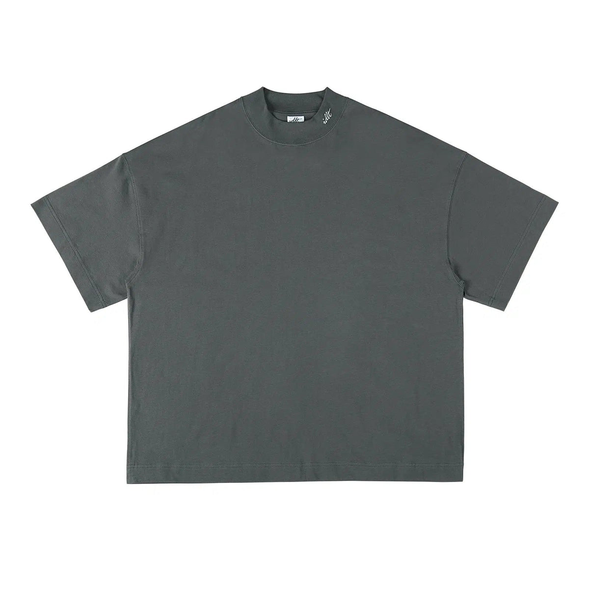 Washed Embroidered Round Neck T-shirt