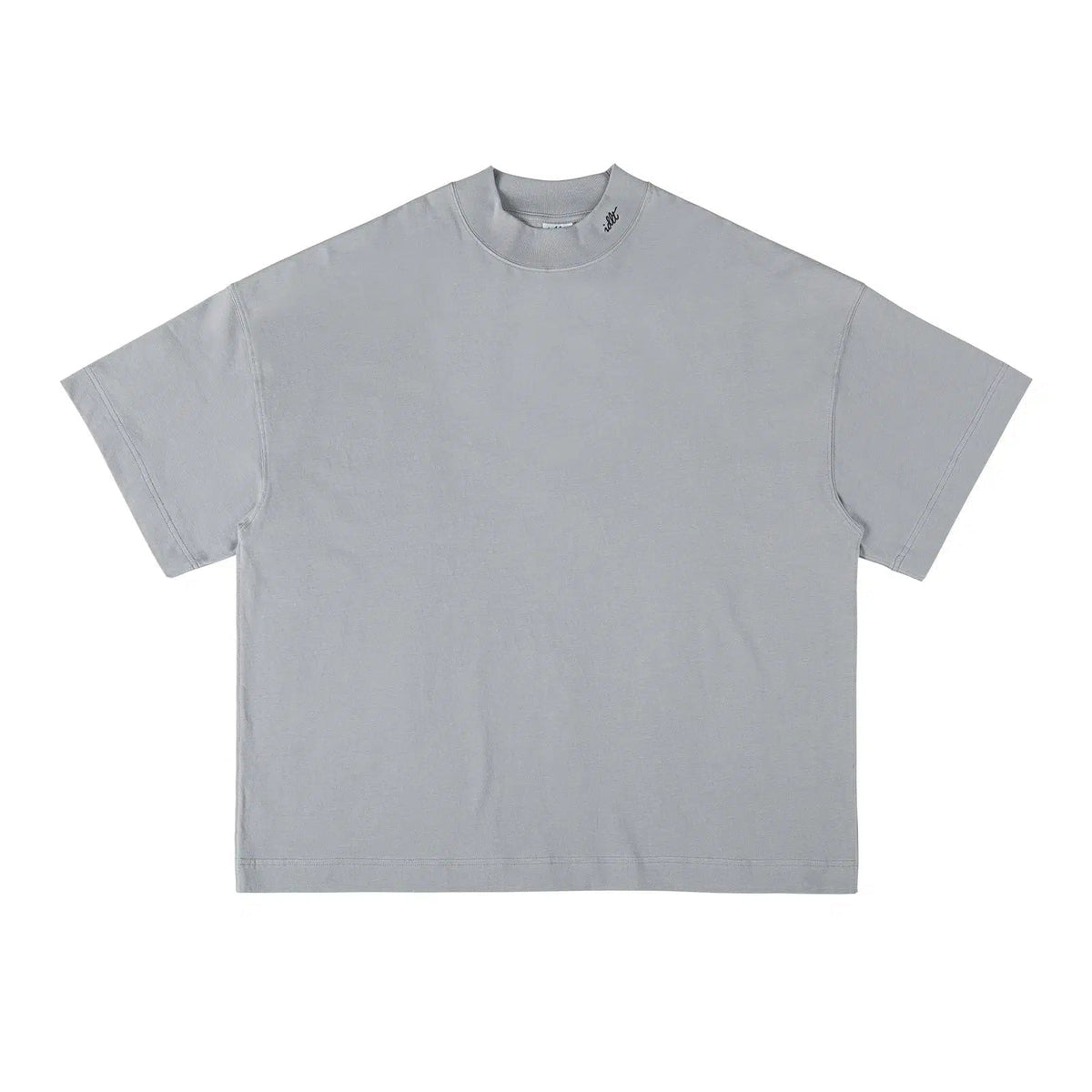 Washed Embroidered Round Neck T-shirt