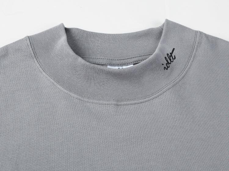 Washed Embroidered Round Neck T-shirt