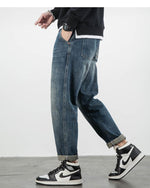 Washed Embroidery Jeans