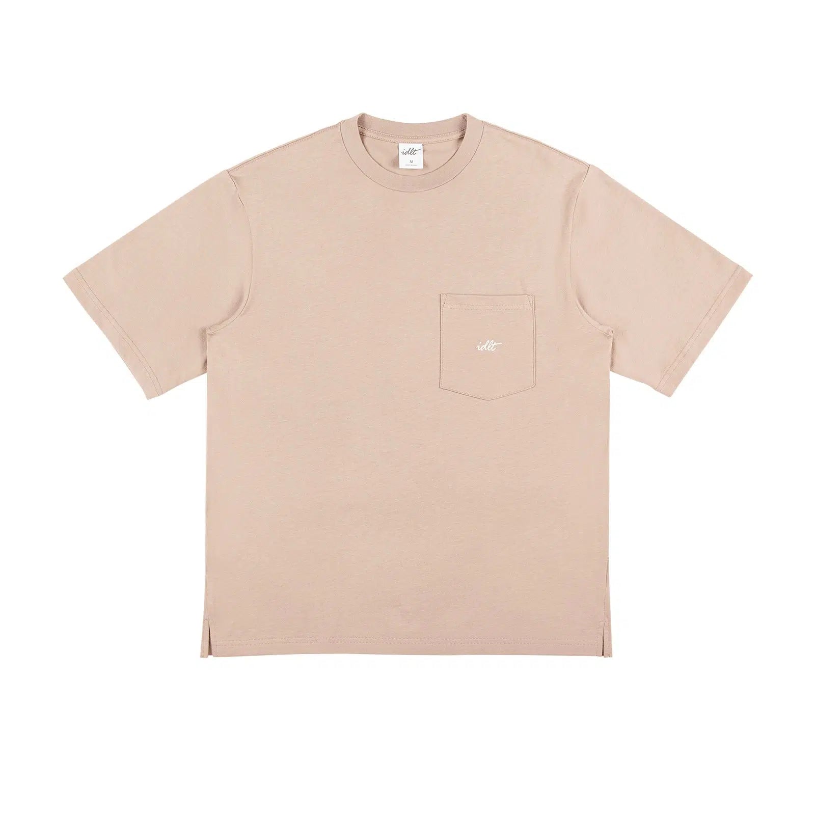 Washed Pocket Logo Embroidery T-shirt