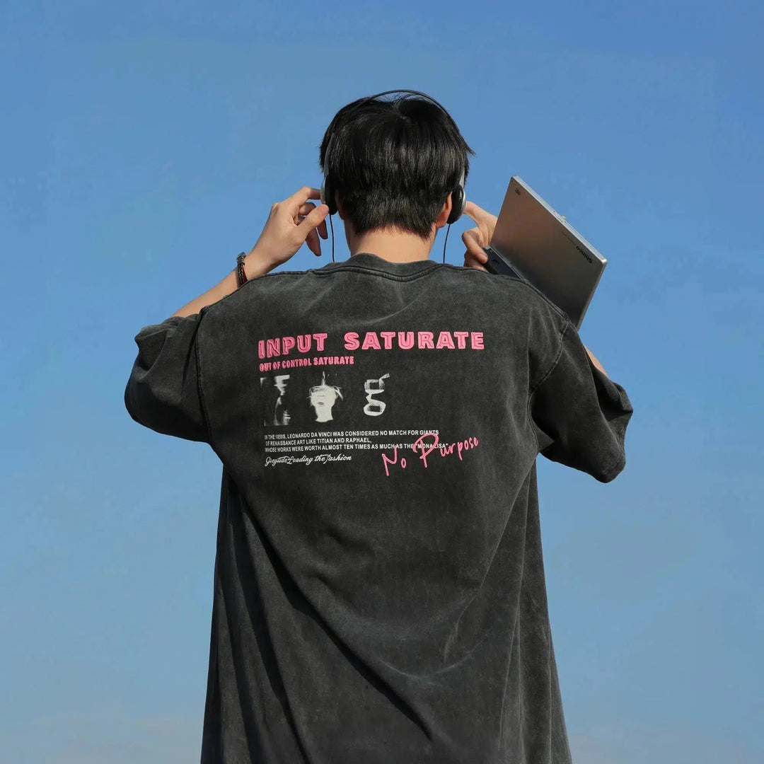 Washed Printed T-Shirt