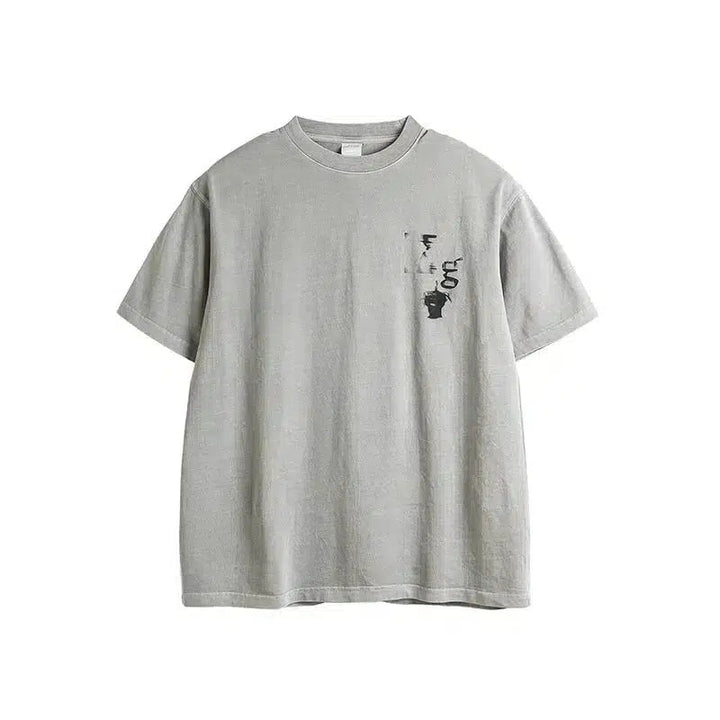 Washed Printed T-Shirt