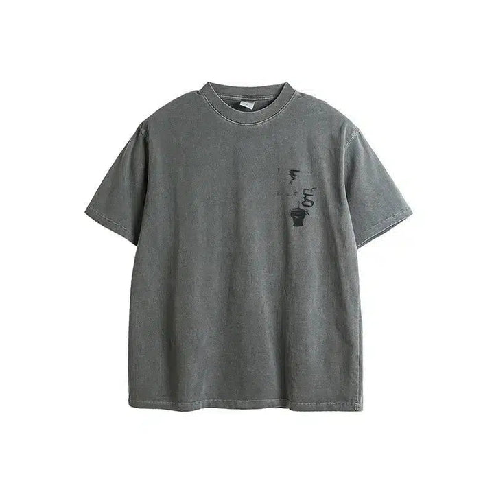 Washed Printed T-Shirt