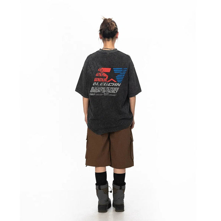 Washed Printed T-shirt