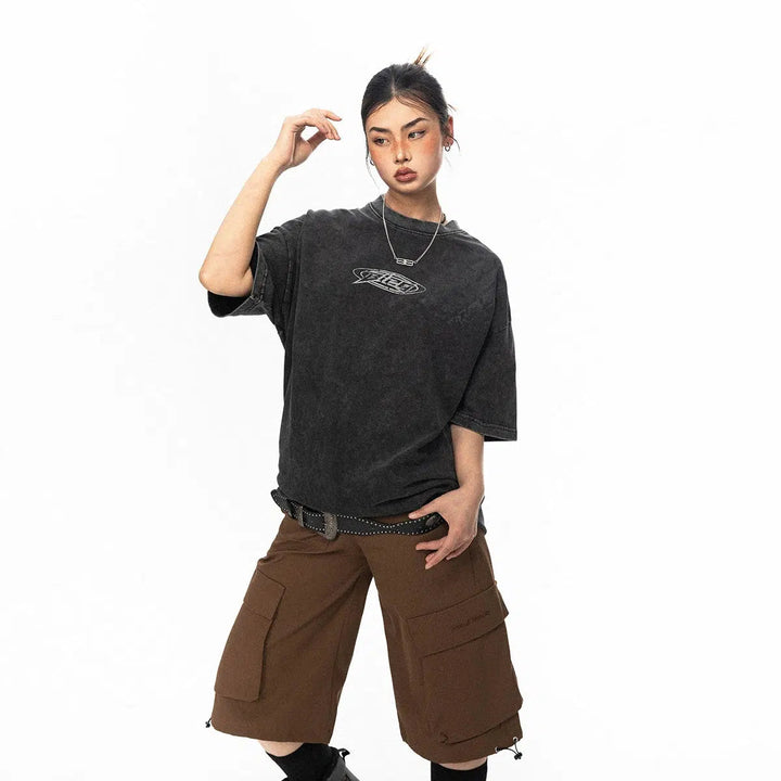 Washed Printed T-shirt