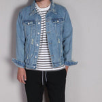 Washed Slim Fit Denim Jacket