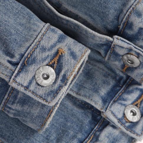 Washed Slim Fit Denim Jacket