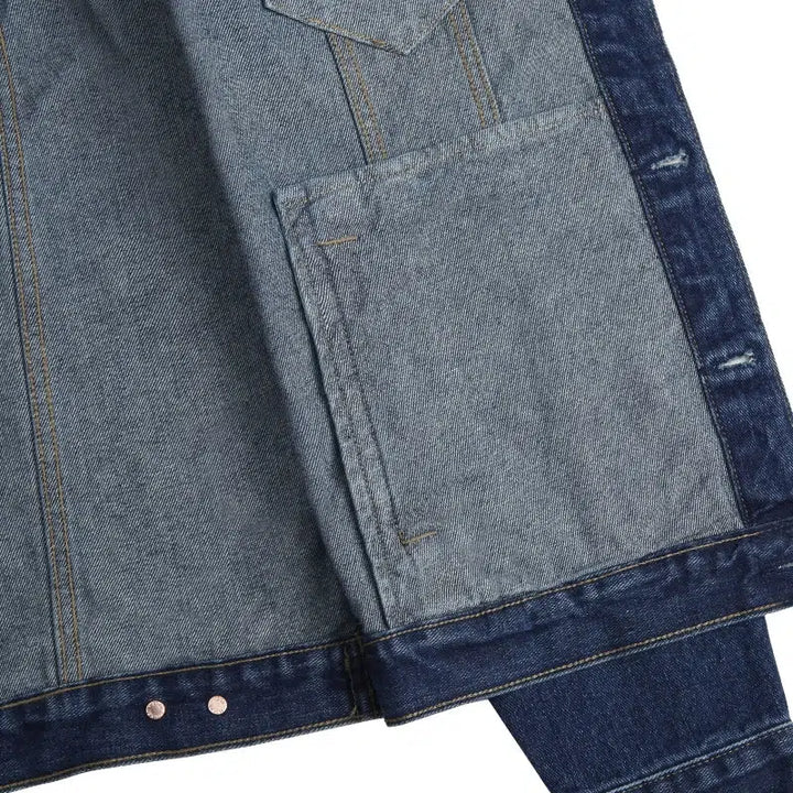 Washed Slim Fit Denim Jacket