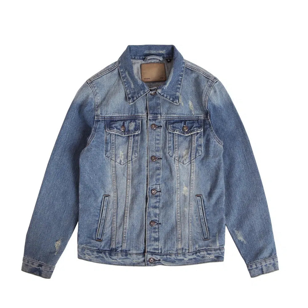 Washed Slim Fit Denim Jacket