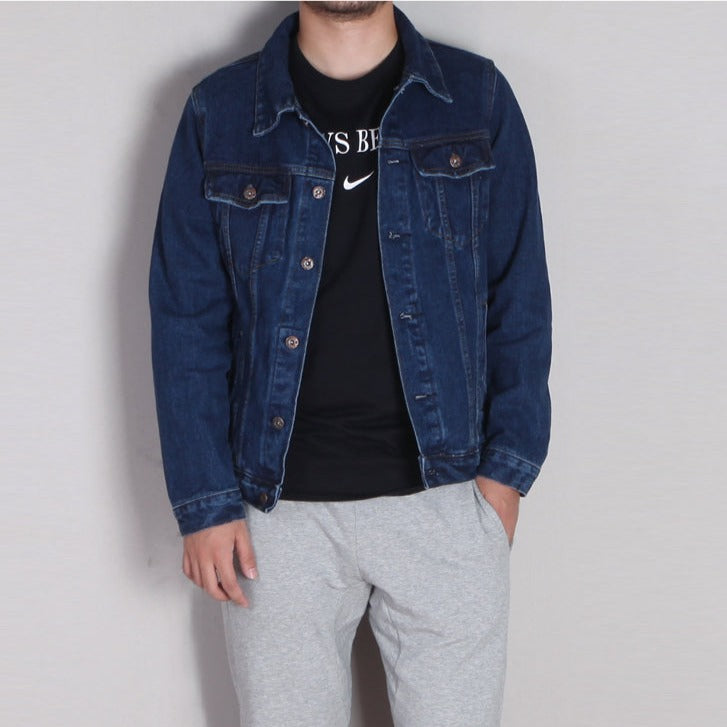 Washed Slim Fit Denim Jacket