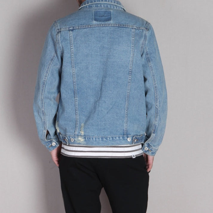 Washed Slim Fit Denim Jacket