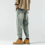 Washed Slim Fit Light Blue Jeans