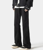 Washed Slim Fit Straight Leg Jeans