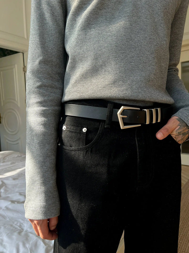 Washed Slim-fit High-waisted Flared Jeans