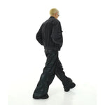 Washed Star Embroidery Denim Jacket