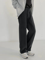 Washed Straight Black Jeans