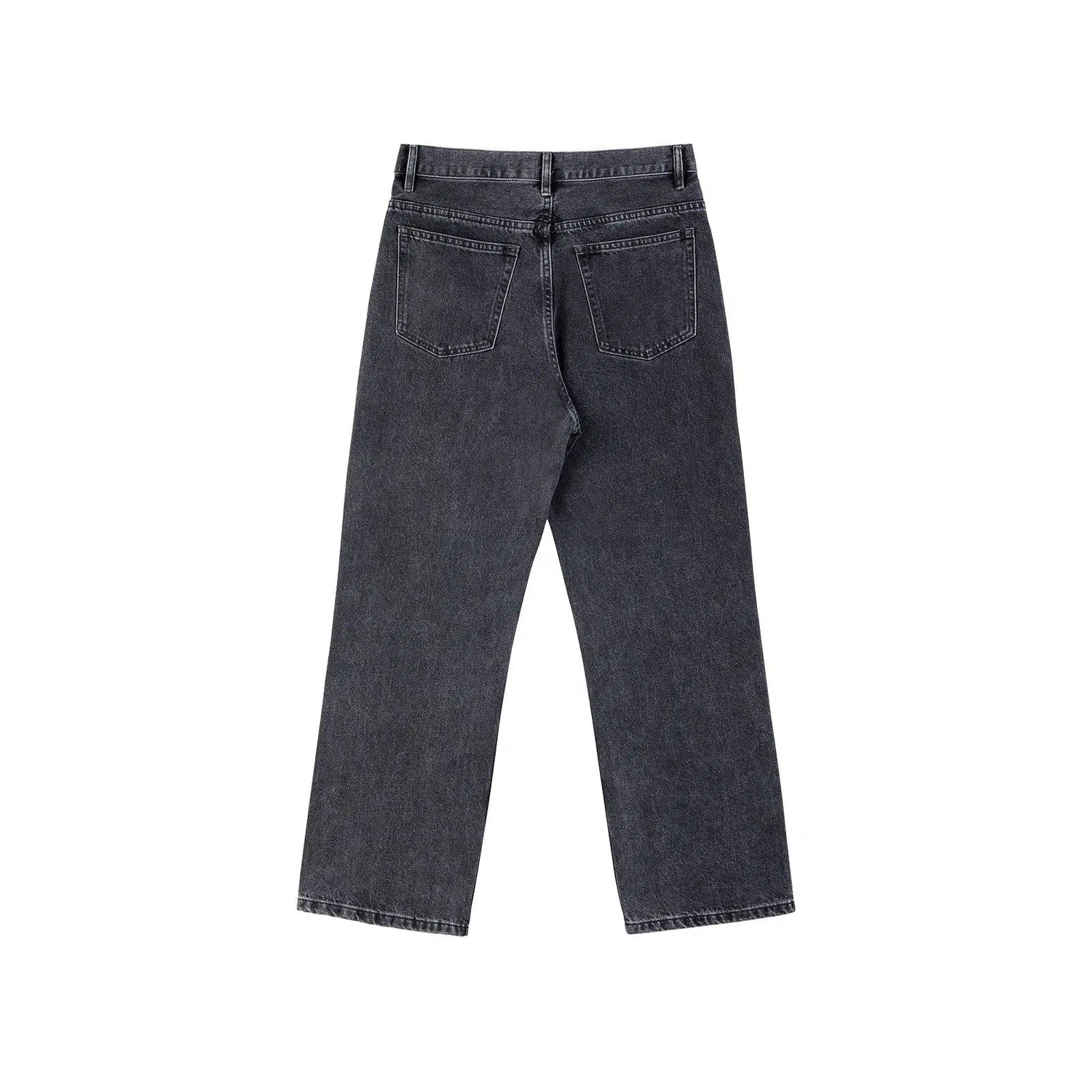 Washed Wide-leg Jeans