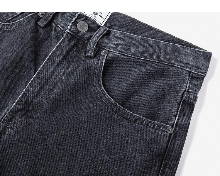 Washed Wide-leg Jeans