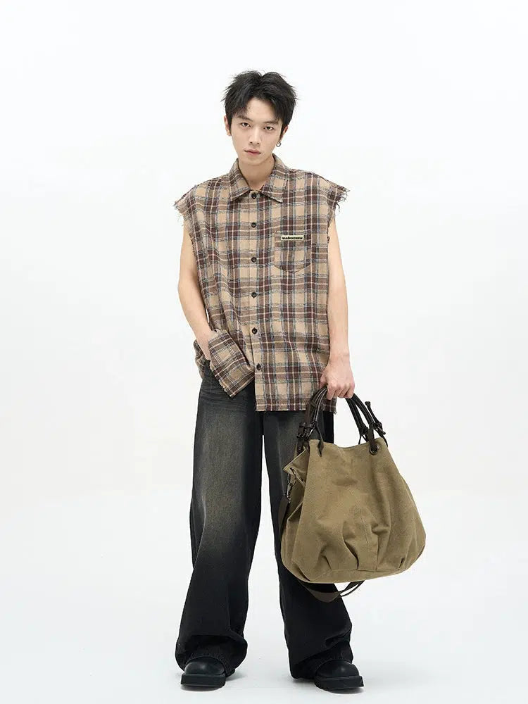 Washed Wide-leg Jeans