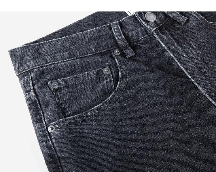 Washed Wide-leg Jeans