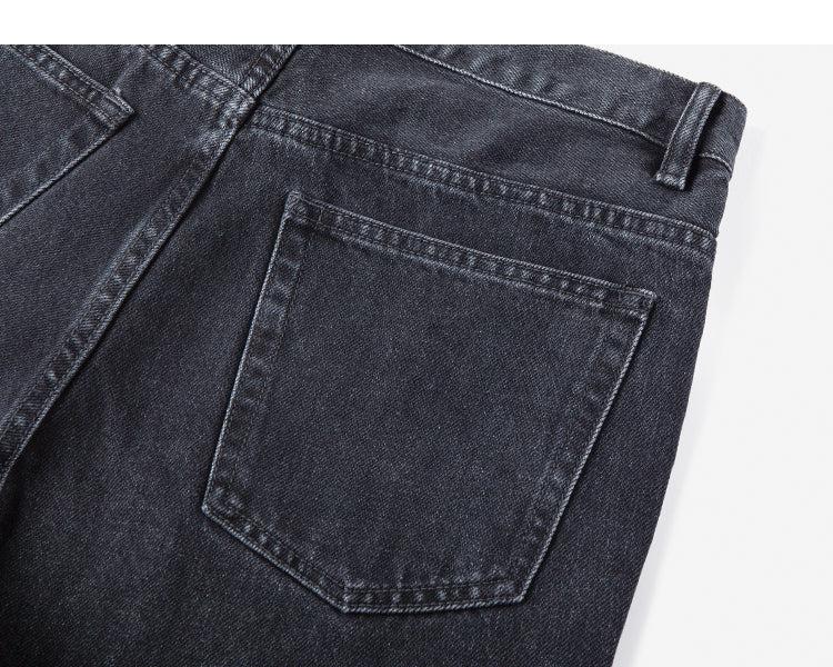 Washed Wide-leg Jeans