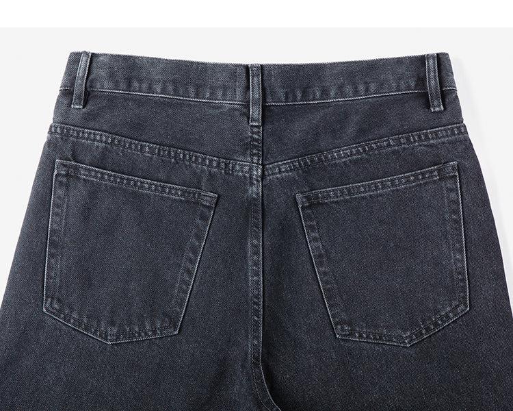 Washed Wide-leg Jeans