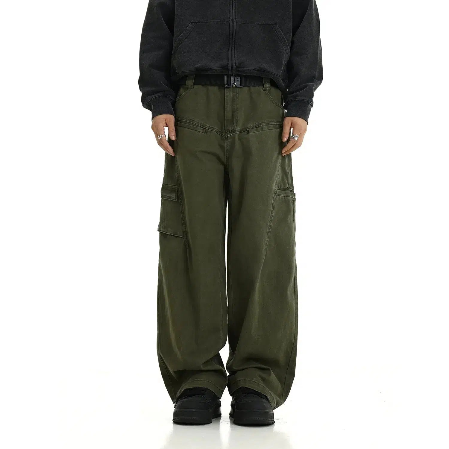 Washed Workwear Cargo Pants