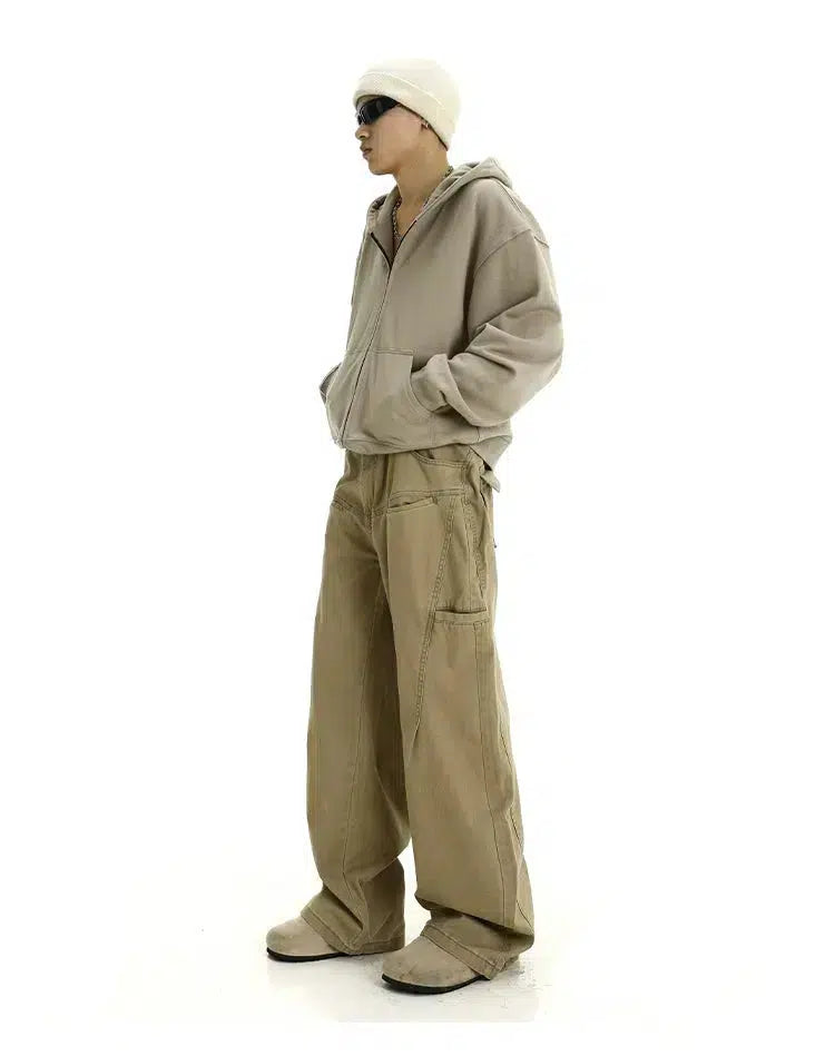 Washed Workwear Cargo Pants