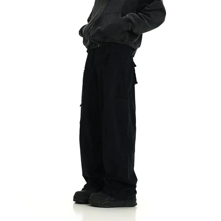 Washed Workwear Cargo Pants