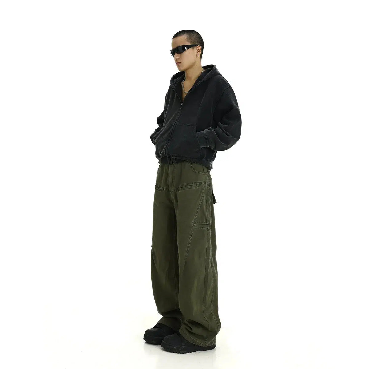 Washed Workwear Cargo Pants