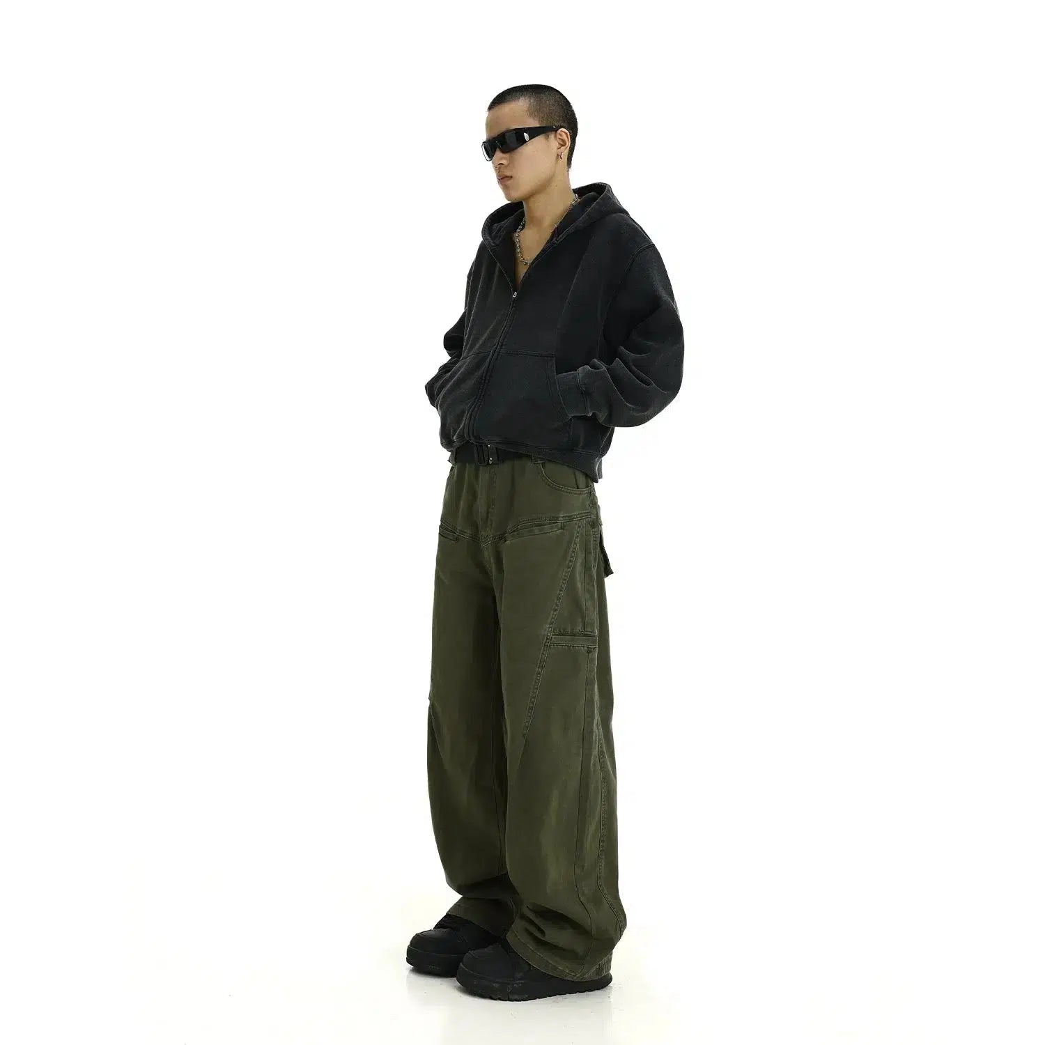 Washed Workwear Cargo Pants