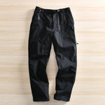 Waterproof Velvet Buckle Straight Pants