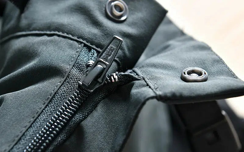 Waterproof Velvet Buckle Straight Pants