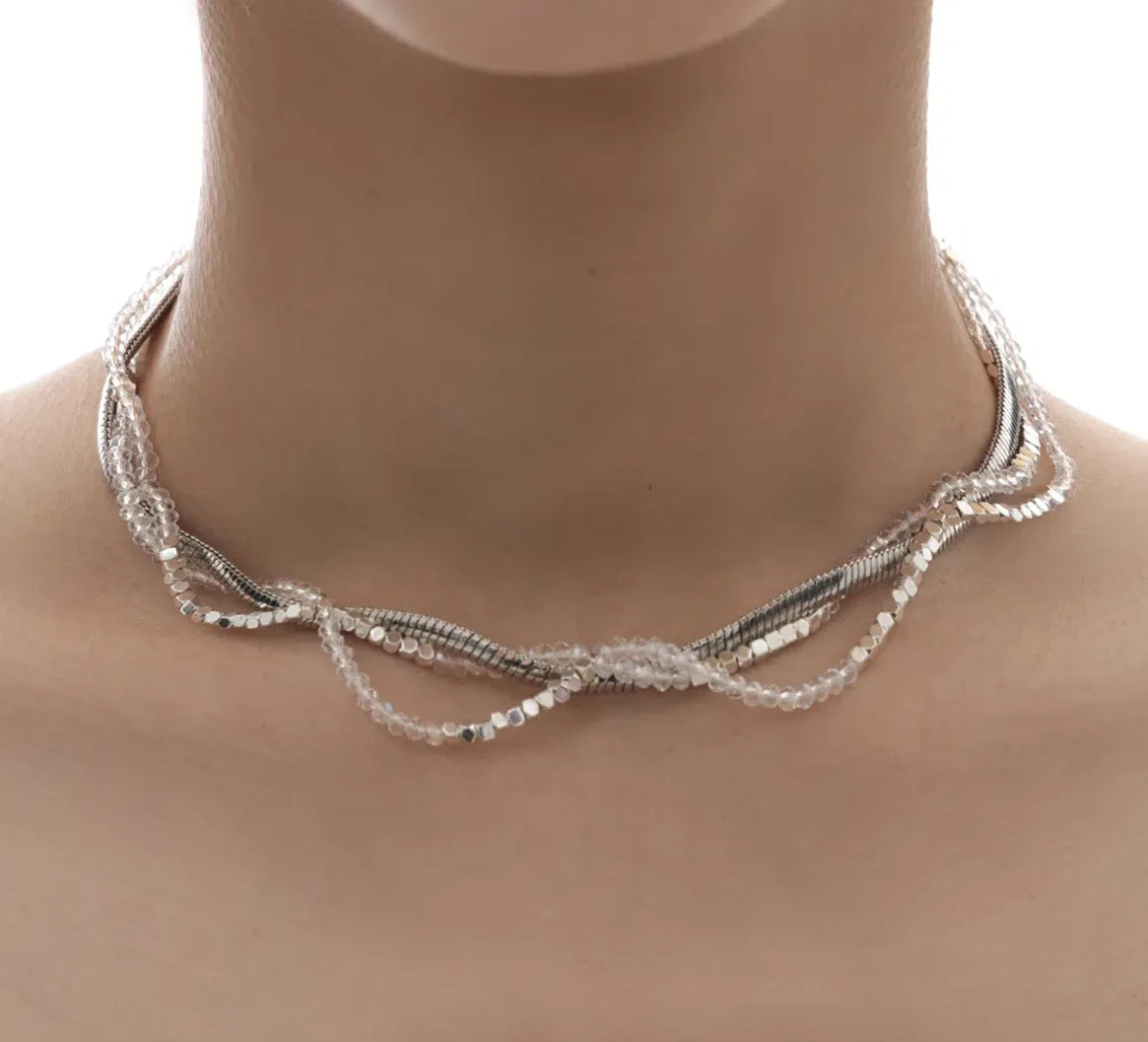 Wave Beaded Necklace