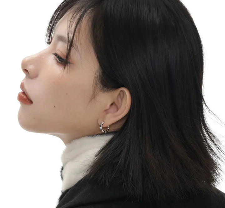 Wave Ring Earrings