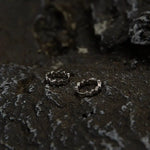 Wavy Pattern Hoop Earrings