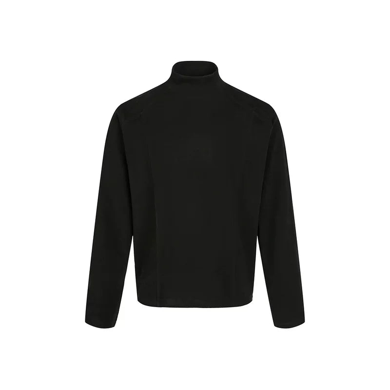 1627207:28341,6005563805803,1627207:28341,6005563805802,1627207:28341,6005563805805,1627207:28341,6005563805804,6005563805803,6005563805802,6005563805805,6005563805804, Mock Neck Fleece Long Sleeve T-Shirt