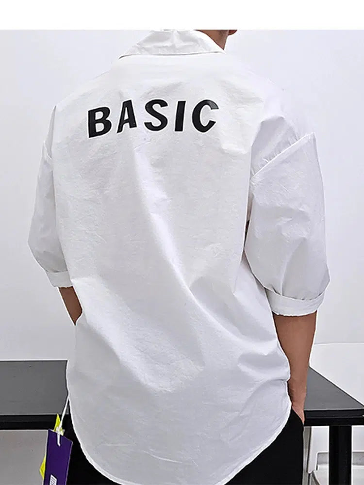 White Button-Down Shirt