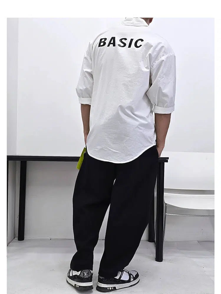 White Button-Down Shirt