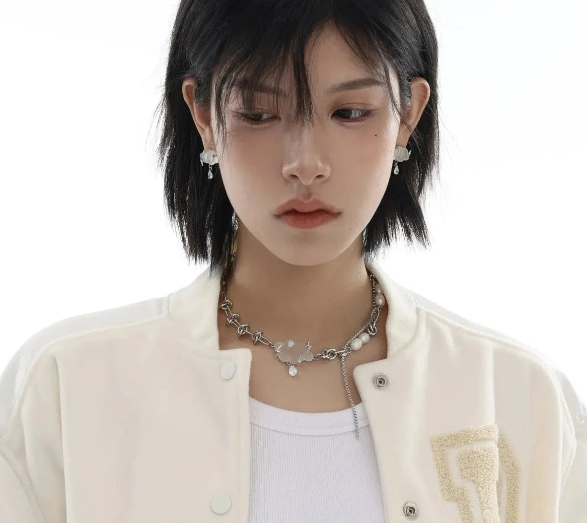 White Cloud Earrings