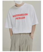 White Foam Print T-shirt