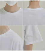 White Foam Print T-shirt