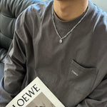 White Pendant Diamond Necklace