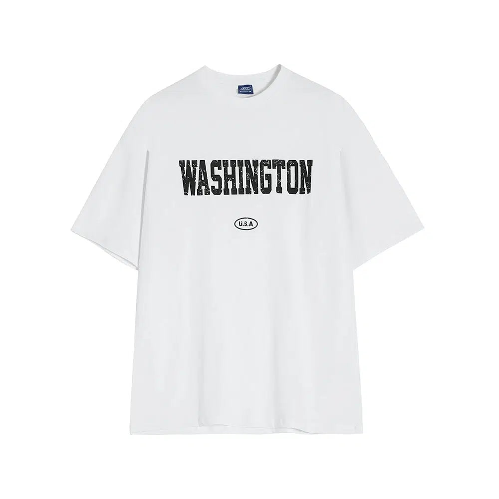 White Round Neck T-shirt