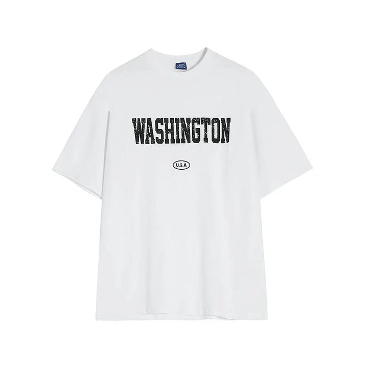 White Round Neck T-shirt