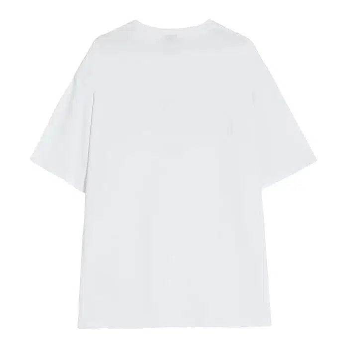 White Round Neck T-shirt