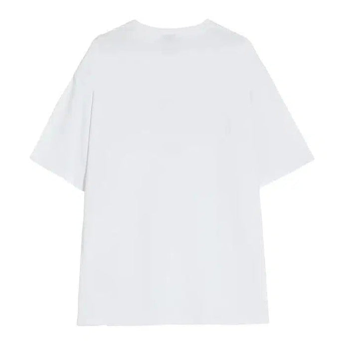 White Round Neck T-shirt