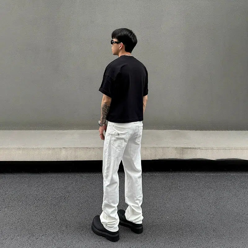 White Slim Fit Jeans